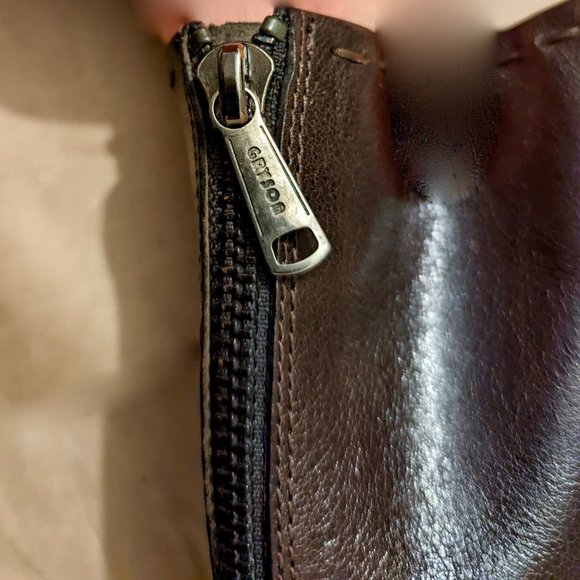 Gryson Knee-High Leather Boots And Dust Bag (Brown) - Picture 10 of 16